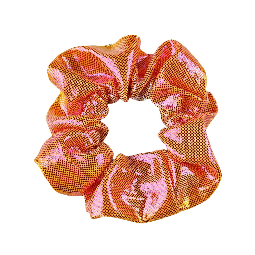 Wholesale laser bronzing large intestine gradient color plate hair rope horsetail large intestine ring